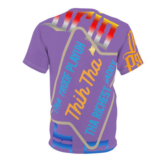 Light Purple Gator Drip Exclusive Supa-Heavy Excess-Stunna Flex Alligator Playuz Limited Edition OG Multi-Logo Rich Daddy “Tha Troof Playuh Thih Tha Richest Daddy” Unisex Cut & Sew Playuz Tee