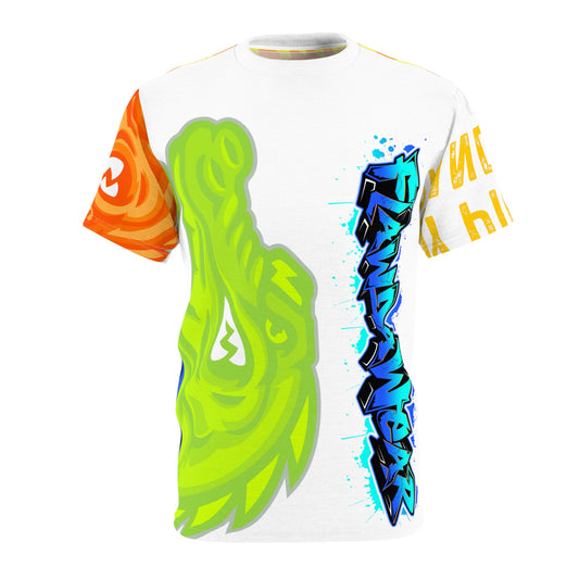 White Flawdawear Limited Edition OG Flawda Mane “My Piece Stand Out Like A Sailboat” Unisex Cut & Sew Playuz Tee