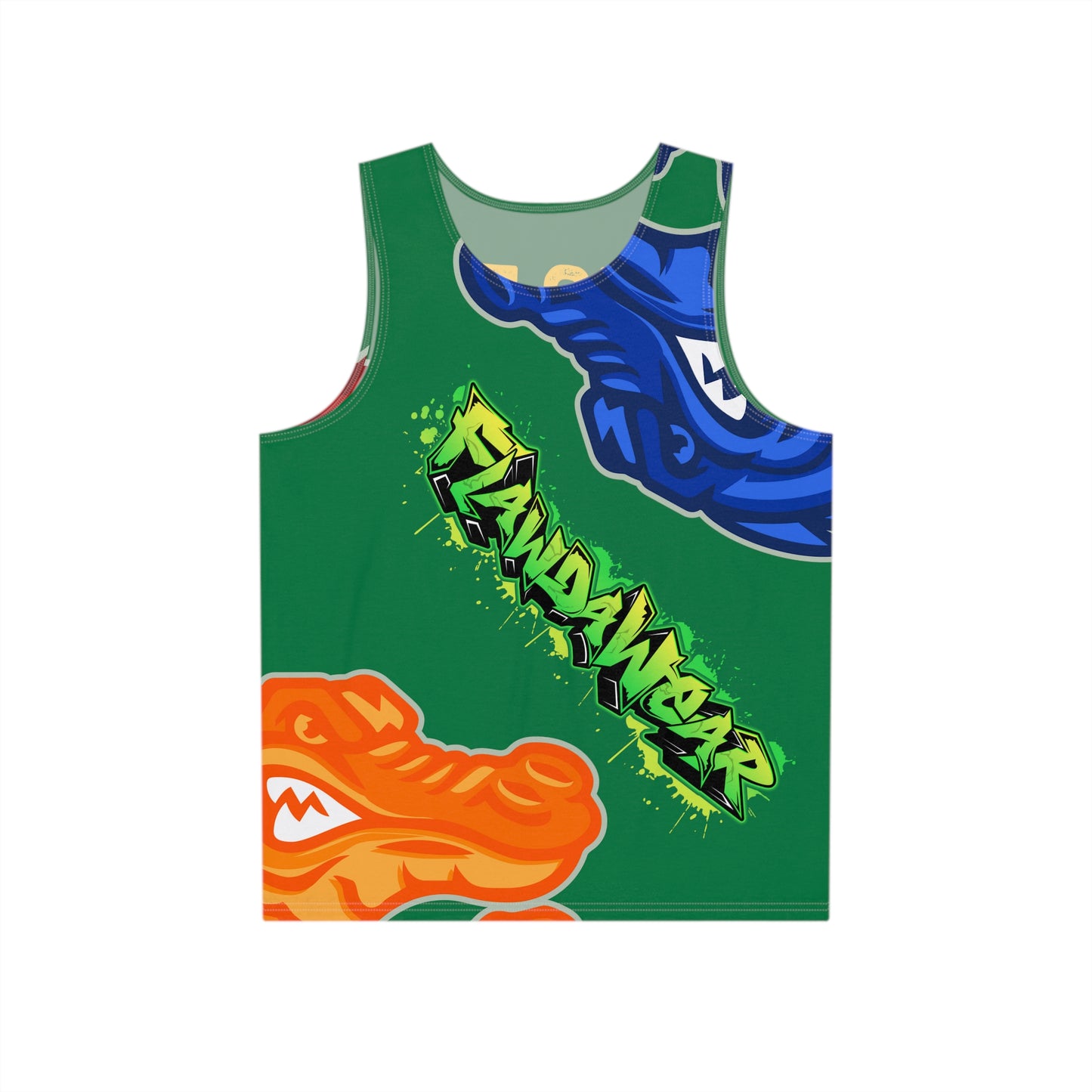 Dark Green Flawdawear Limited Edition OG Flawda Mane “My Piece Stand Out Like A Sailboat” Men’s Playuz Tank