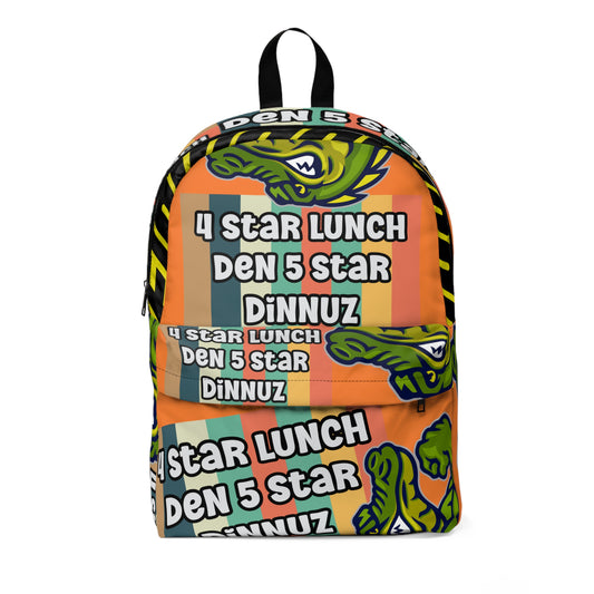 Crusta Flawdawear Limited Edition OG Rich Daddy "4 Star Lunch Den 5 Star Dinnuz" Classic Backpack