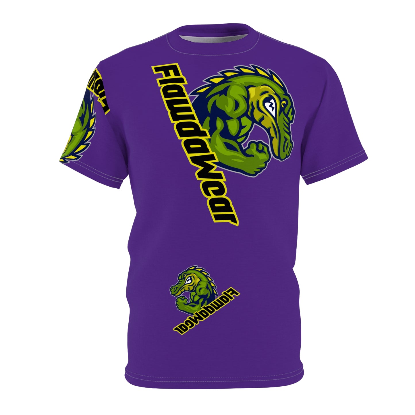 Purple Flawdawear Alligator Playuz “86 Tha 7… OVERTIME” Limited Edition OG Unisex Cut & Sew Playuz Tee