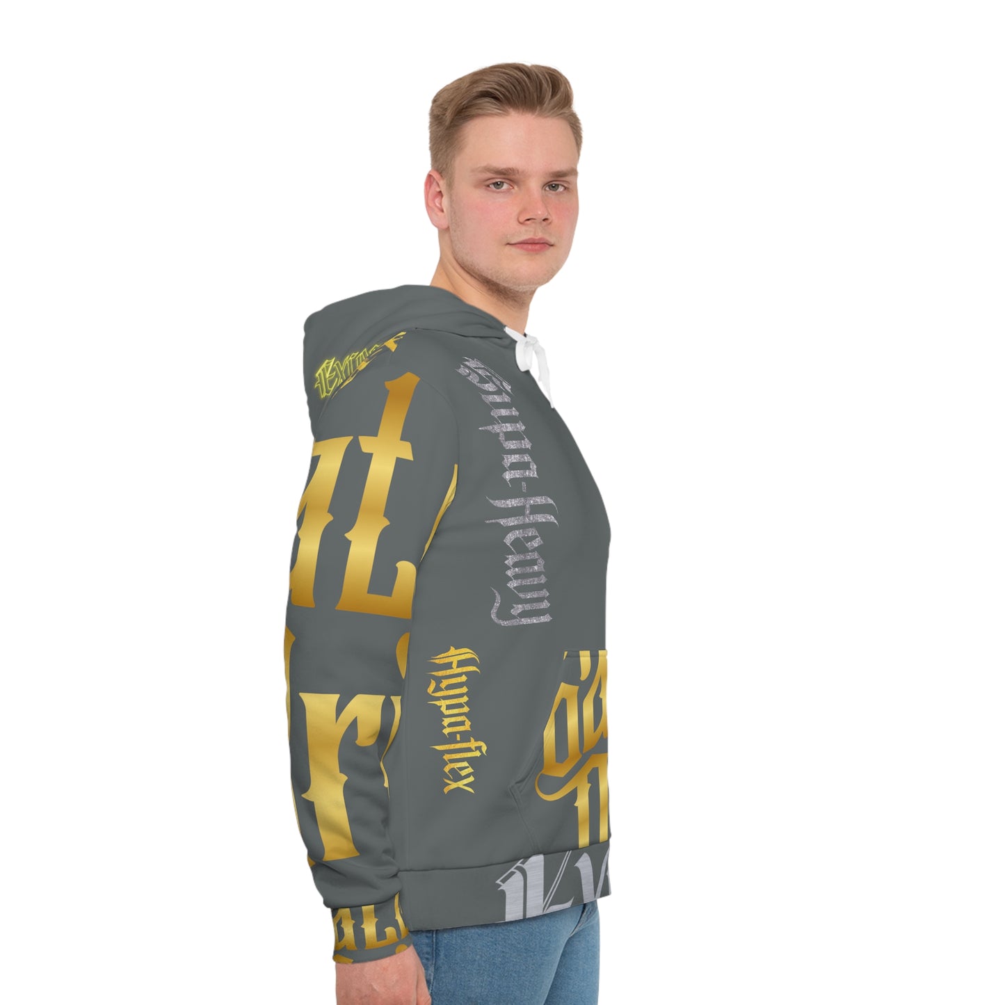 Dark Grey Gator Drip Exclusive Supa-Heavy Excess-Stunna Hypa-Flex Limited Edition OG Rich Daddy “Will We Do A Show Gladly But U Gotta Pay Us In Bags G” Men's Playuz Hoodie