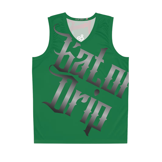Dark Green Gator Drip Exclusive Supa-Heavy Excess-Stunna Flex Alligator Playuz Limited Edition OG Multi-Logo Rich Daddy “Rich Daddy Became Everythang Dat U Cain’t” Men’s Basketball Playuz Jersey