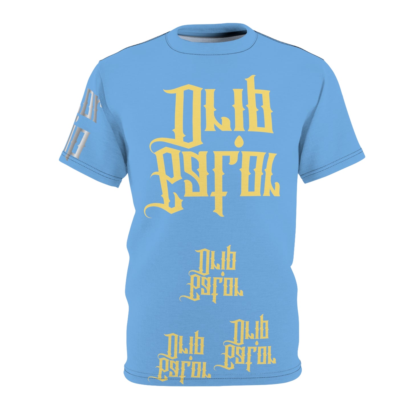 Light Blue Gator Drip Exclusive Supa-Heavy Excess-Stunna Hypa-Flex Men’s Unisex Cut & Sew Playuz Tee