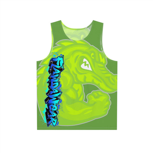 Light/Green Lime Flawdawear Limited Edition OG Alligator Playuz “Flawda Mane Put Dat Smoke On You” Men’s Playuz Tank