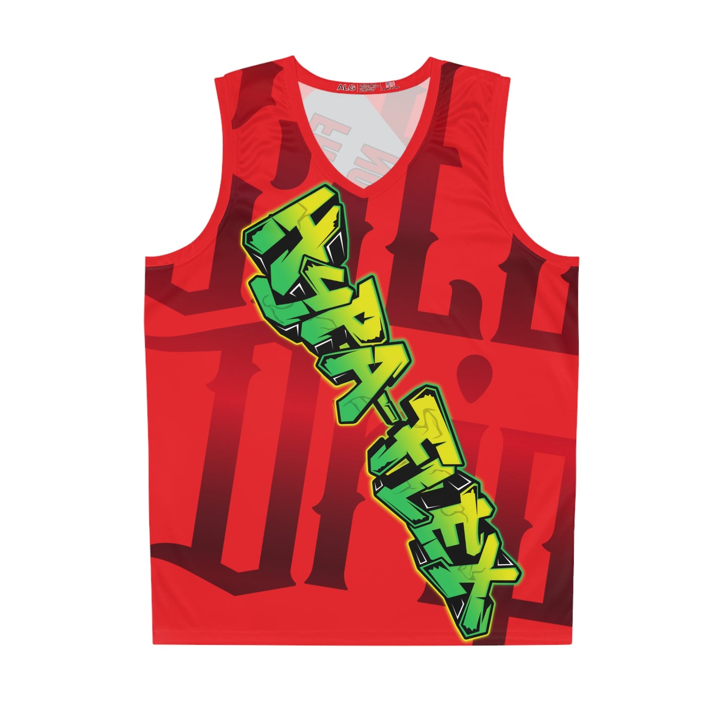 Red Gator Drip Exclusive Supa-Heavy Excess-Stunna Hypa-Flex Limited Edition OG Flawda Mane “From Ramen Noodles To 5 Star" Basketball Playuz Jersey