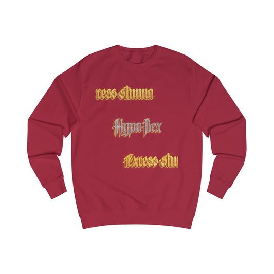 Red Hot Chilli Gator Drip Exclusive Supa-Heavy Excess-Stunna Hypa-Flex Limited Edition OG “Excess-Stunna Collection” Men's Sweatshirt