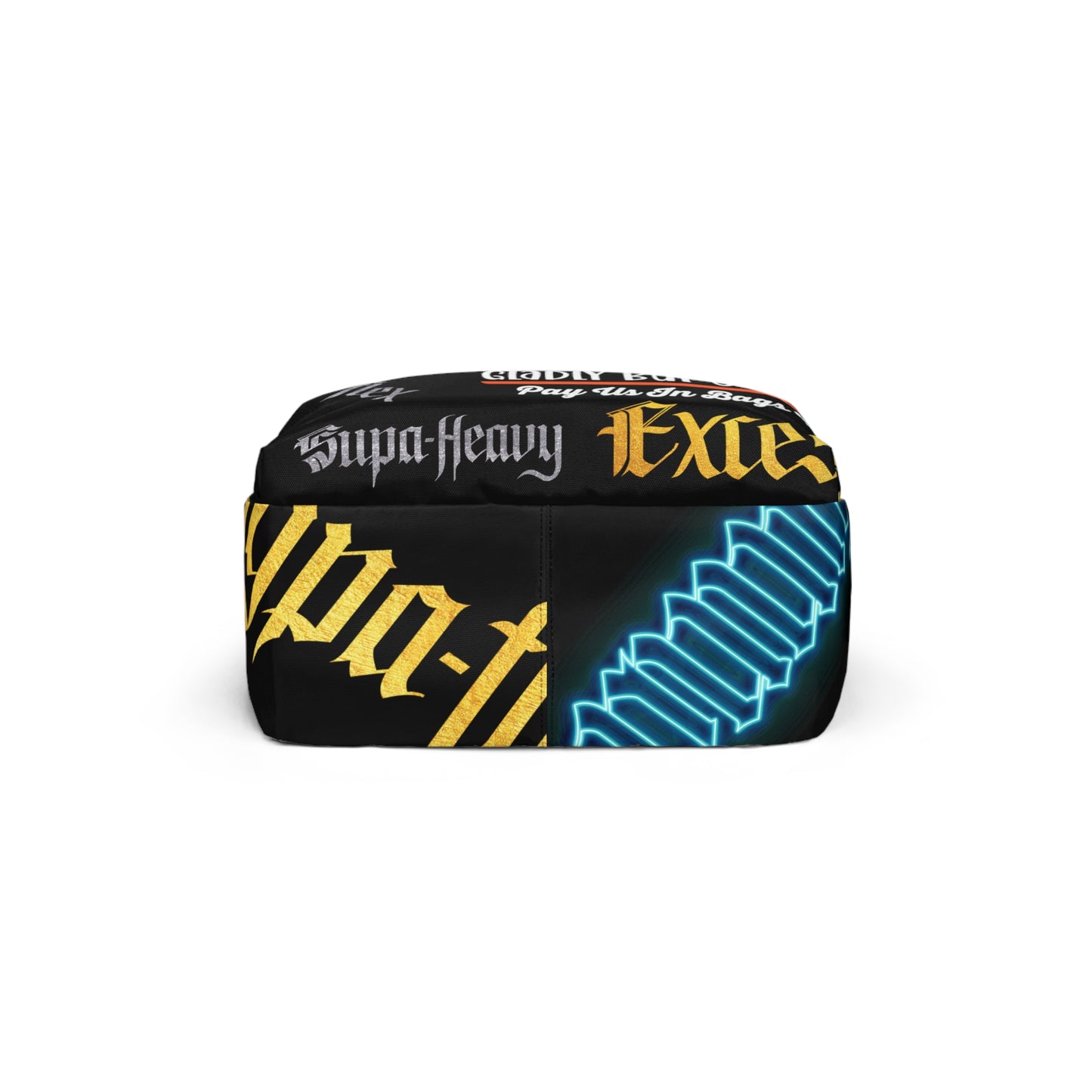 Black Gator Drip Exclusive Supa-Heavy Excess-Stunna Hypa-Flex Limited Edition OG Rich Daddy “Will We Do A Show Gladly But U Gotta Pay Us In Bags G” Classic Playuz Backpack