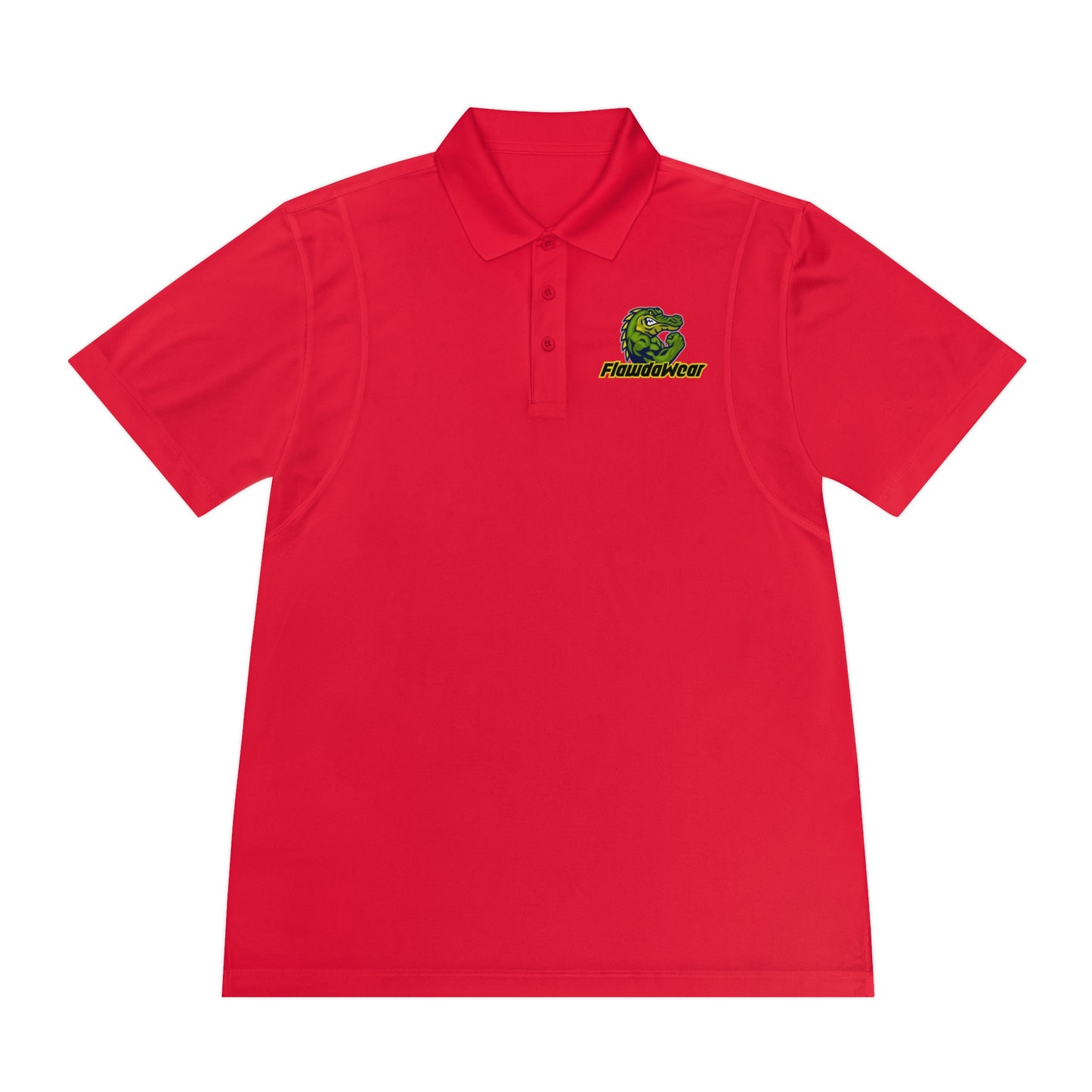 True Red Flawdawear Limited Edition OG Rich Daddy "My Papuh Do Push-Ups N' Tha Yard Like A OG" Men's Sport Playuz Polo Shirt