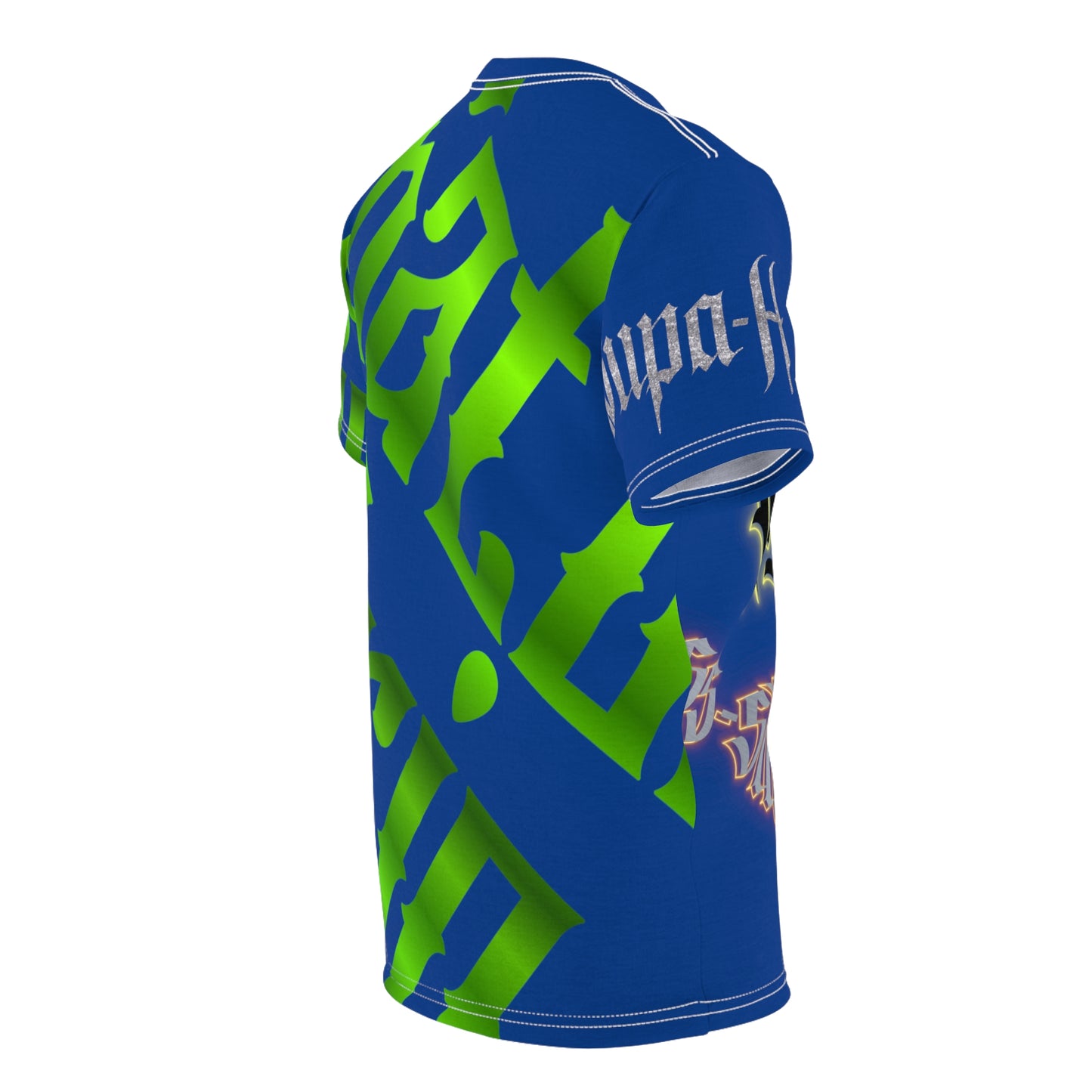 Dark Blue Gator Drip Exclusive Supa-Heavy Excess-Stunna Hypa-Flex Limited Edition OG "Excess-Stunna Collection" Unisex Cut & Sew Tee