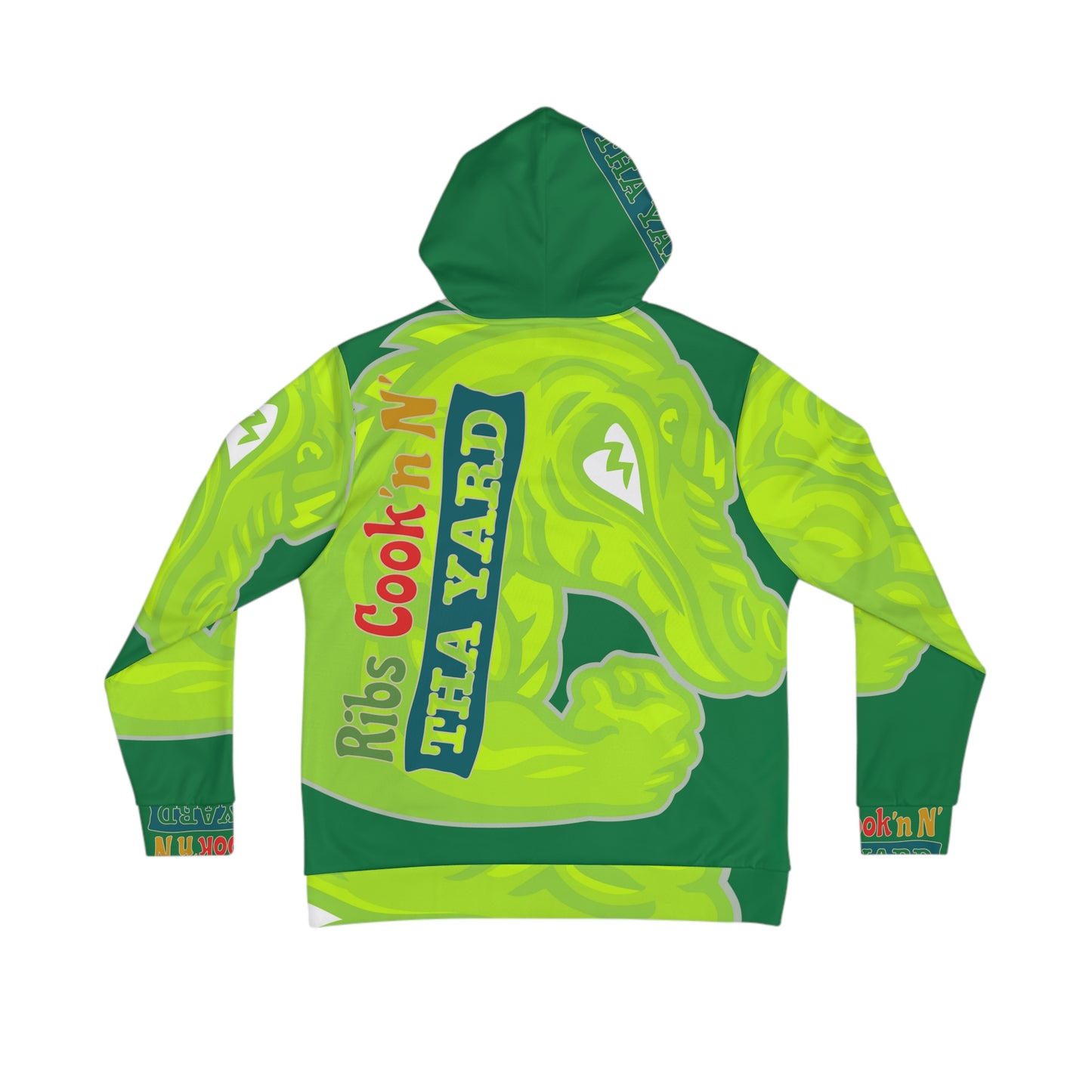 Green Flawdawear Limited Edition OG Flawda Mane “Ribs Cook’n N’ Men's Playuz Hoodie