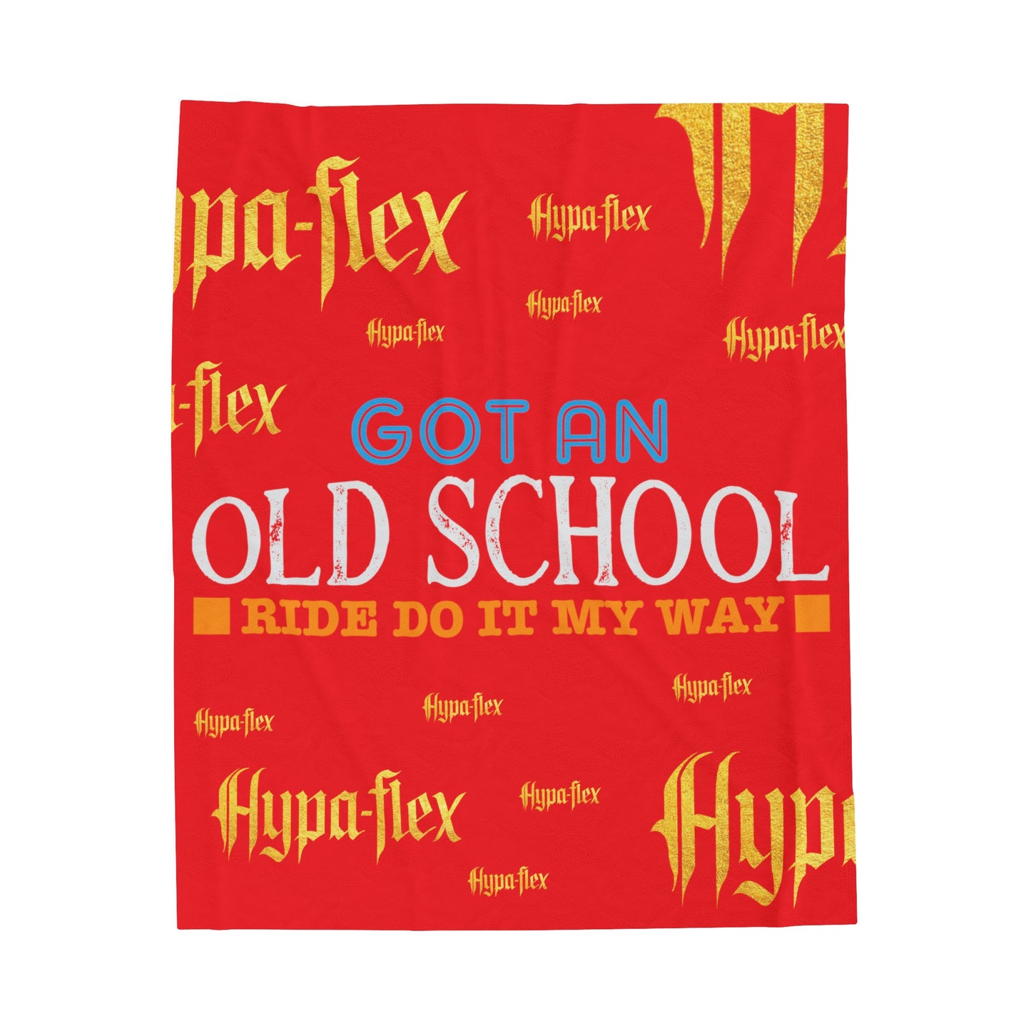 Red Gator Drip Exclusive Supa-Heavy Excess-Stunna Hypa-Flex Limited Edition OG Flawda Mane “Got An Old School Ride Do It My Way” Velveteen Plush Playuz Blanket