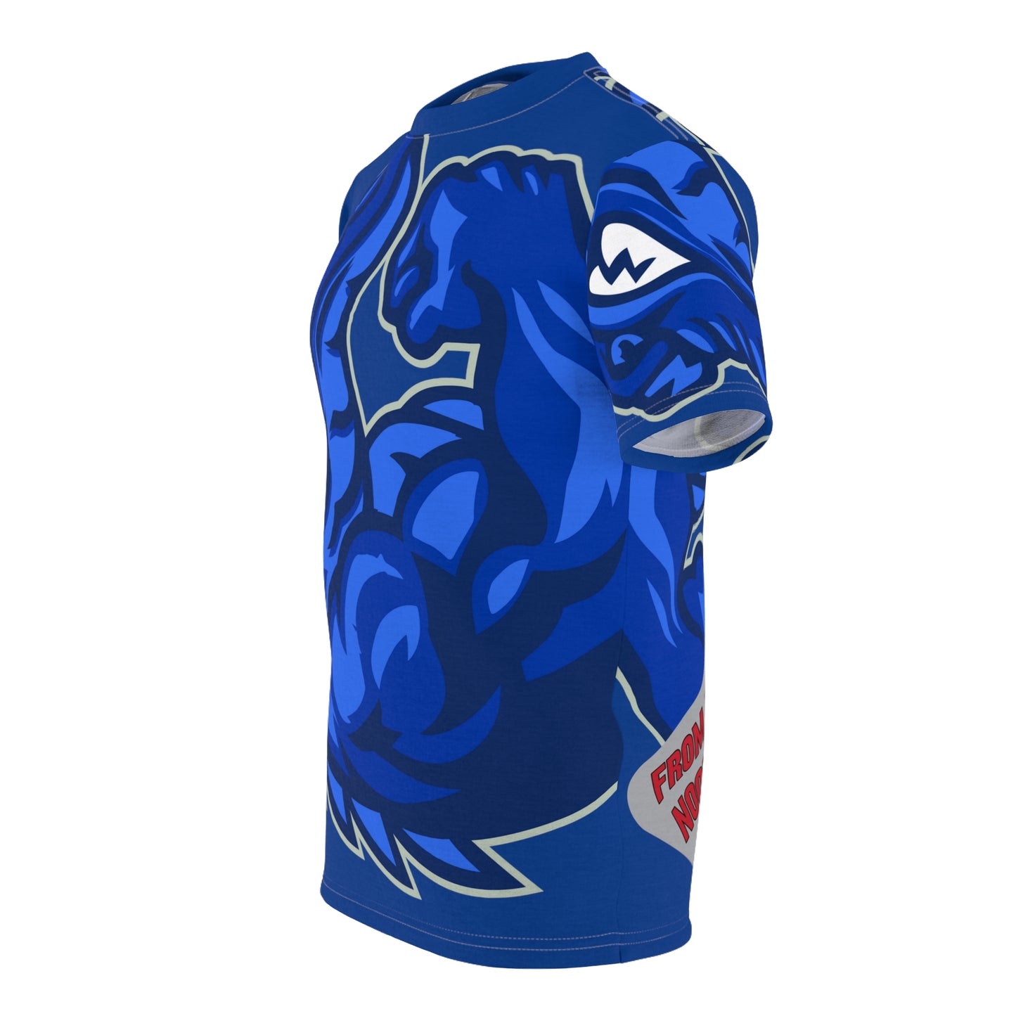 Blue Flawdawear Limited Edition OG Flawda Mane “From Ramen Noodles To 5 Star” Unisex Cut & Sew Playuz Tee