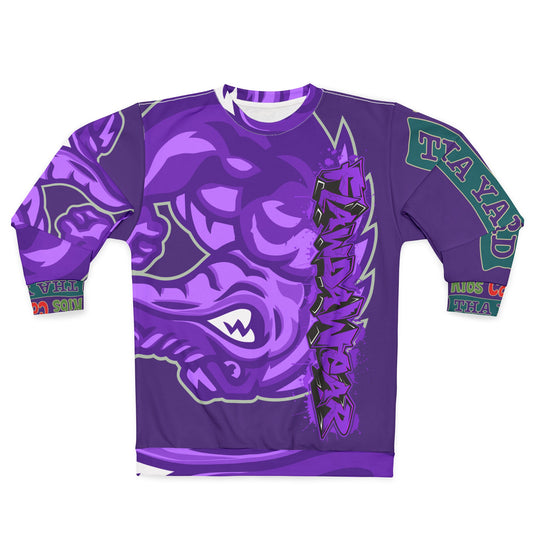 Purple Flawdawear Limited Edition OG Flawda Mane “Ribs Cook’n N’ Men’s Unisex Playuz Sweatshirt