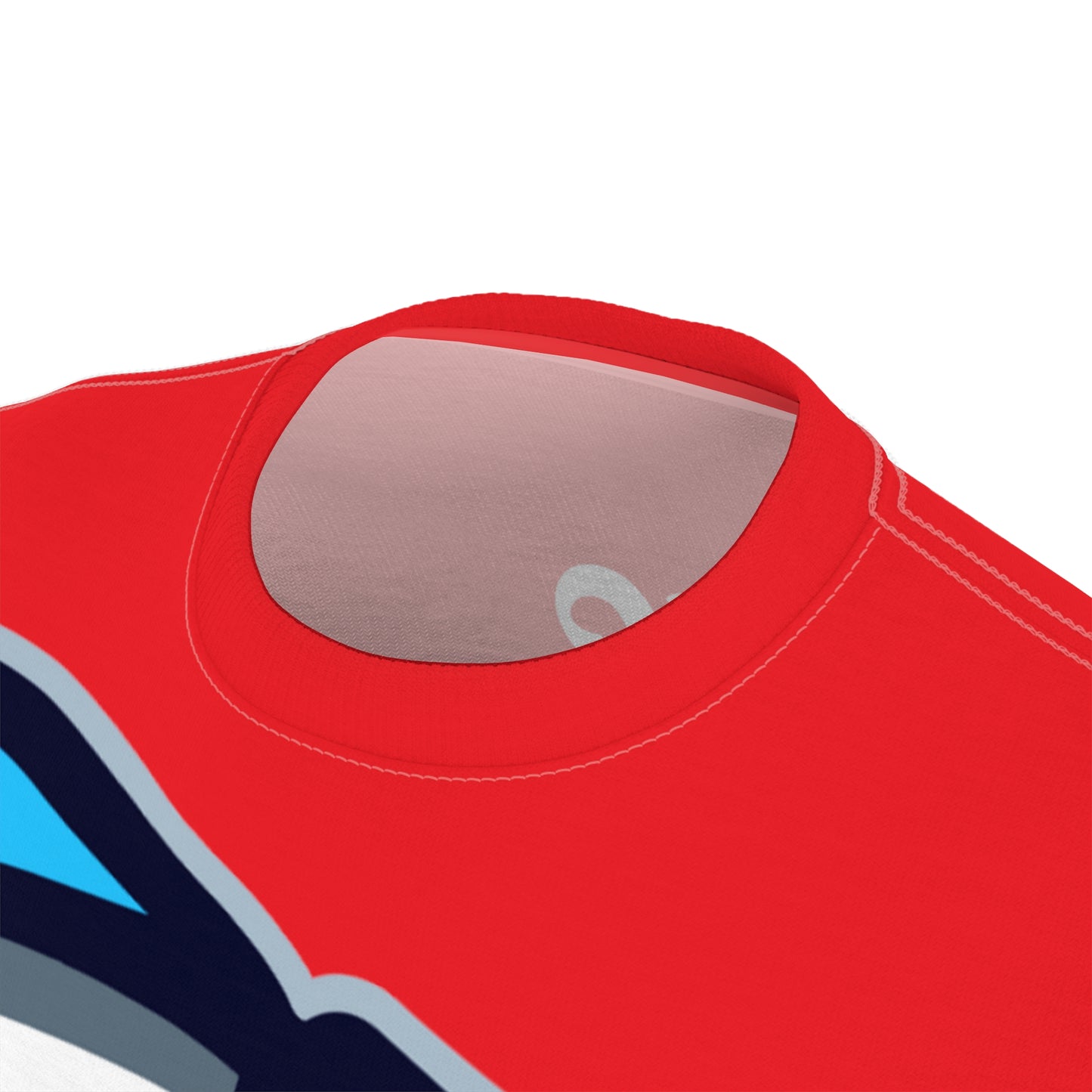 Red Flawdawear Limited Edition OG Flawda Mane “Slab Out Front Terring Up Tha Grass” Unisex Cut & Sew Playuz Tee