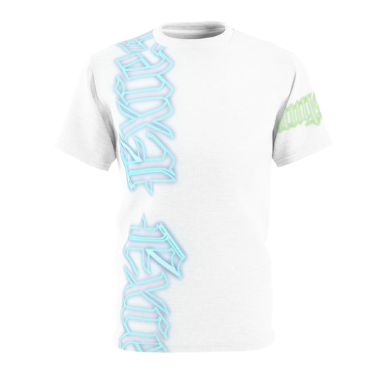 White Gator Drip Exclusive Supa-Heavy Excess-Stunna Hypa-Flex Limited Edition OG “Excess-Stunna Collection” Unisex Cut & Sew Playuz Tee