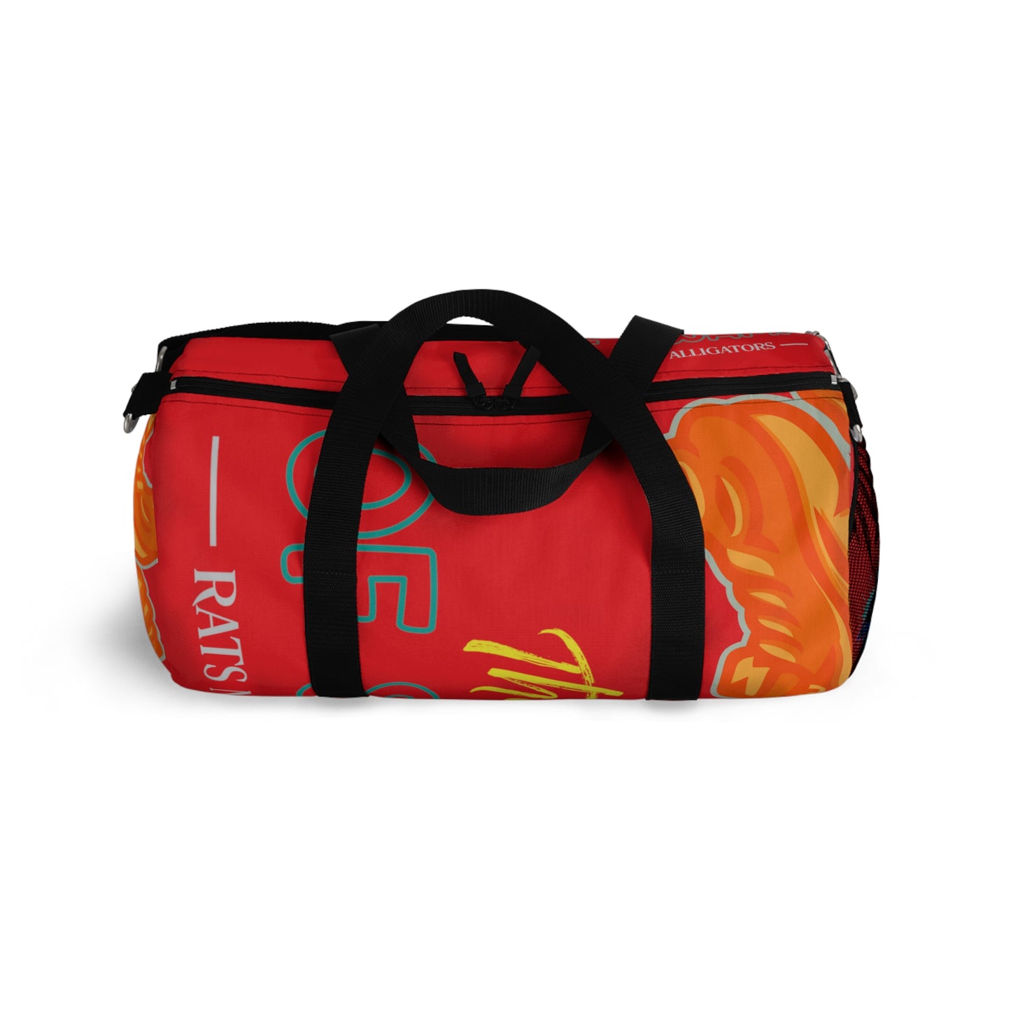 Red Flawdawear Limited Edition OG Flawda Mane “Tha State Of Swamp Rats N’ Alligators” Alligators” Duffel Playuz Bag