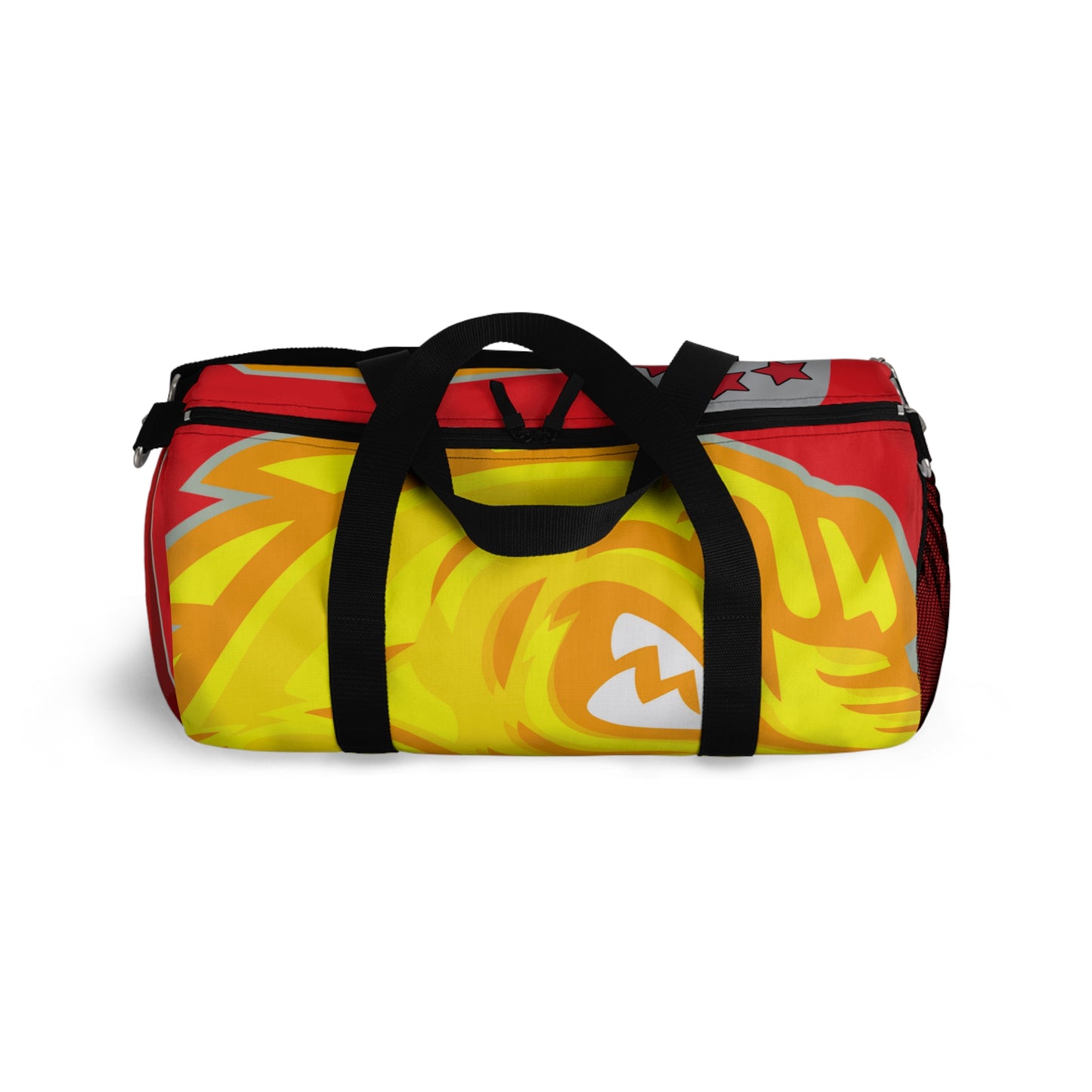 Red/Yellow Flawdawear Limited Edition OG Flawda Mane “From Ramen Noodles To 5 Star” Duffel Playuz Bag
