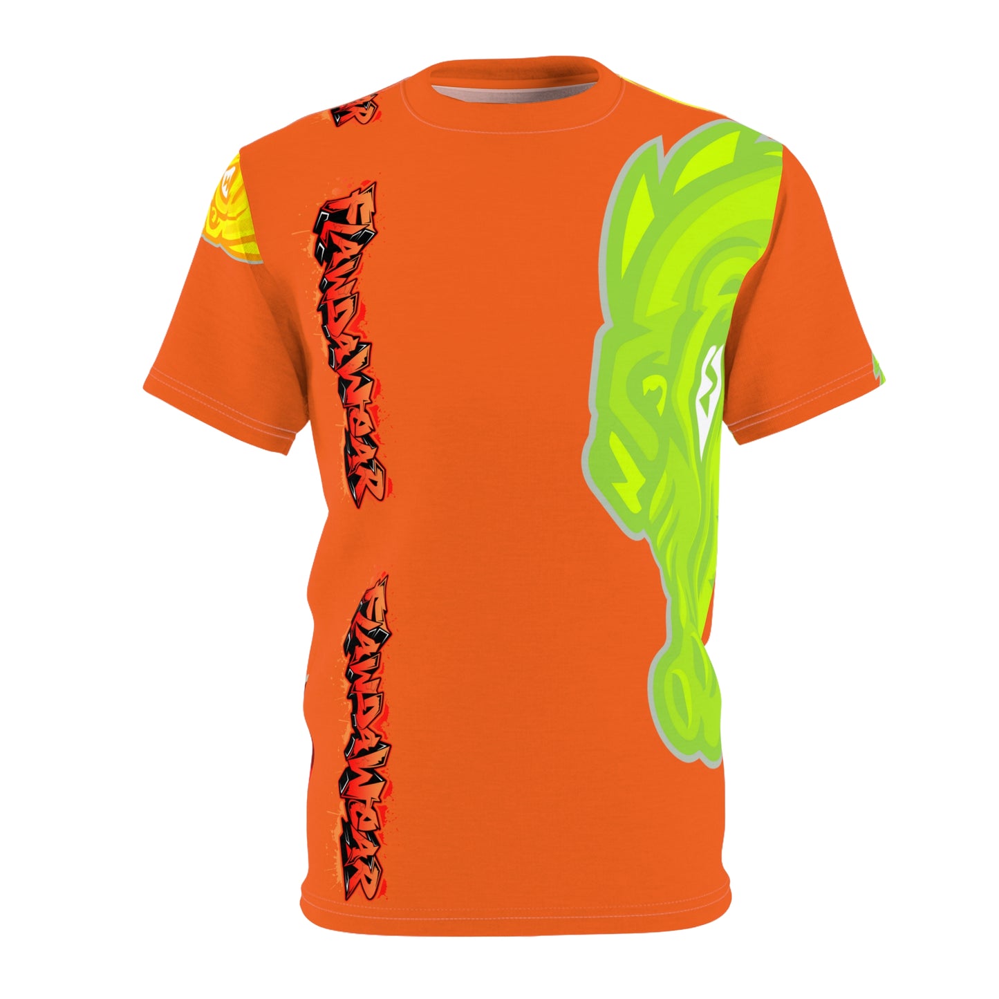 Orange Flawdawear Limited Edition OG Rich Daddy “Rich Daddy AKA What U Tell’n ME?” Unisex Cut & Sew Playuz Tee