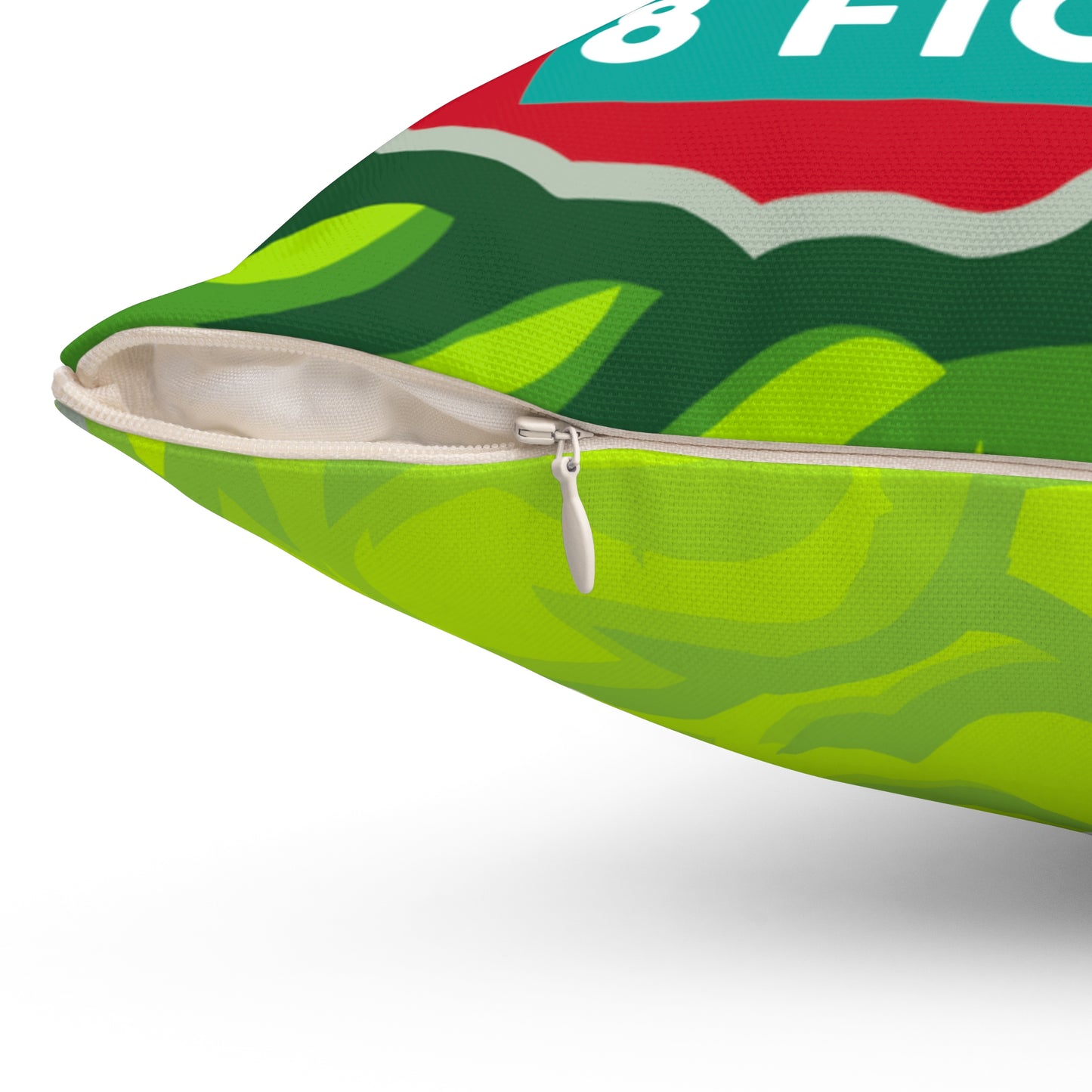 Dark Red Flawdawear Limited Edition OG Flawda Mane “Call Me Wall St Cuz I’m Tryna Have 8 Figguz” Spun Polyester Square Playuz Pillow