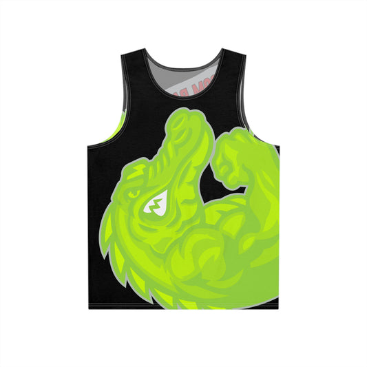 Black/Lime Flawdawear Limited Edition OG Flawda Mane “From Ramen Noodles To 5 Star” Men’s Tank Playuz Top