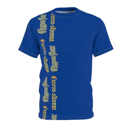 Dark Blue Gator Drip Exclusive Supa-Heavy Excess-Stunna Hypa-Flex Limited Edition OG “Excess-Stunna Collection” Unisex Cut & Sew Playuz Tee