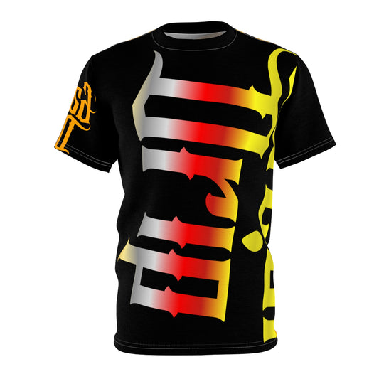 Black Gator Drip Exclusive Supa-Heavy Excess-Stunna Flex Alligator Playuz Limited Edition OG Multi-Logo Alligator Papuh Playuz “All We Do Iz Get Shit Finished” Men’s Cut & Sew Playuz Tee