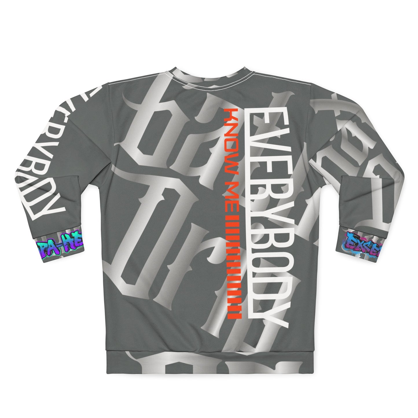 Dark Grey Gator Drip Exclusive Supa-Heavy Excess-Stunna Hypa-Flex Limited Edition OG Flawda Mane “Everybody Know Me” Unisex Playuz Sweatshirt