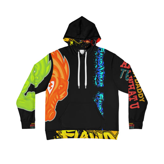 Black Flawdawear Limited Edition OG Rich Daddy “Rich Daddy AKA What U Tell’n ME?” Men's Playuz Hoodie