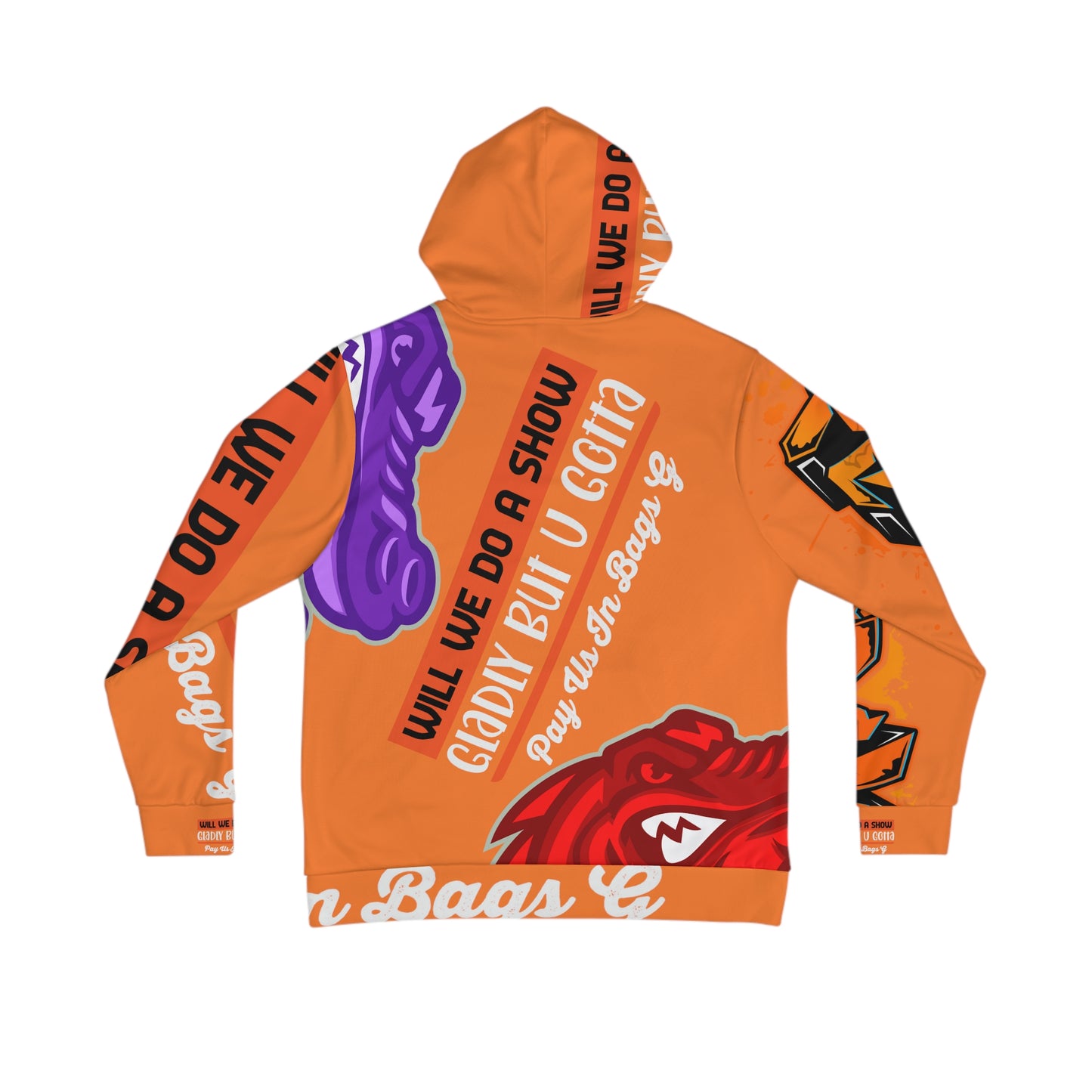 Crusta Flawdawear Limited Edition OG Rich Daddy “Will We Do A Show Gladly But U Gotta Pay Us In Bags G” Men's Playuz Hoodie