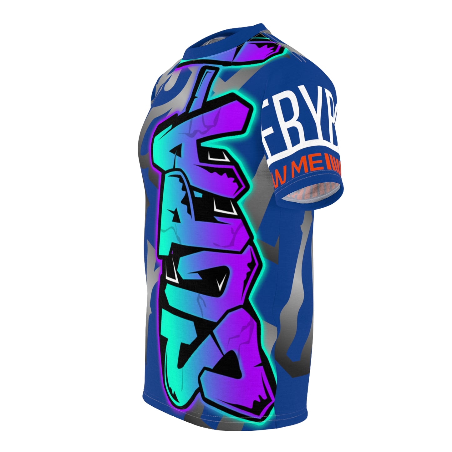 Blue Gator Drip Exclusive Supa-Heavy Excess-Stunna Hypa-Flex Limited Edition OG Flawda Mane “Everybody Know Me” Unisex Cut & Sew Playuz Tee