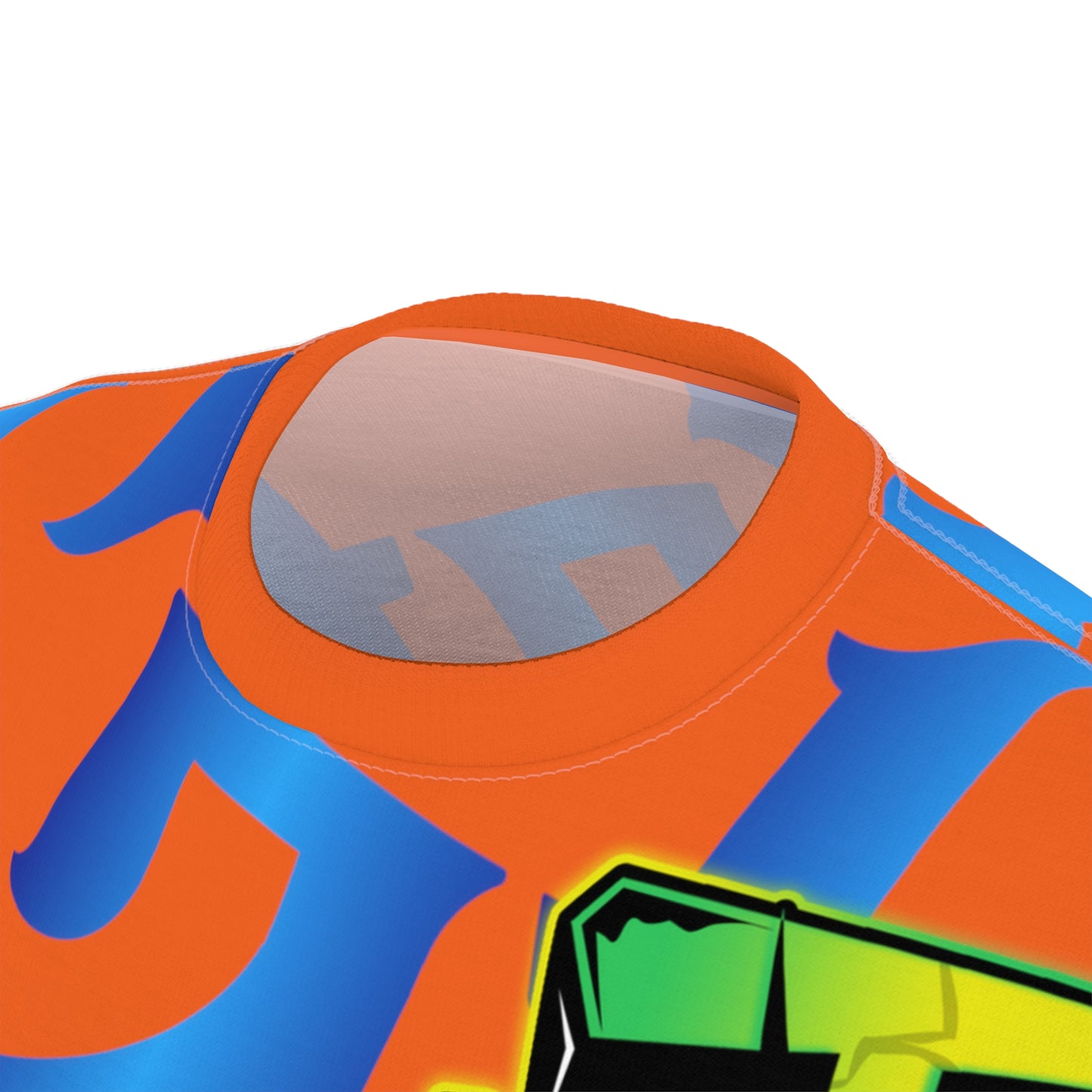 Orange Gator Drip Exclusive Supa-Heavy Excess-Stunna Hypa-Flex Limited Edition OG Alligator Playuz “Flawda Mane Put Dat Smoke On You” Unisex Cut & Sew Playuz Tee