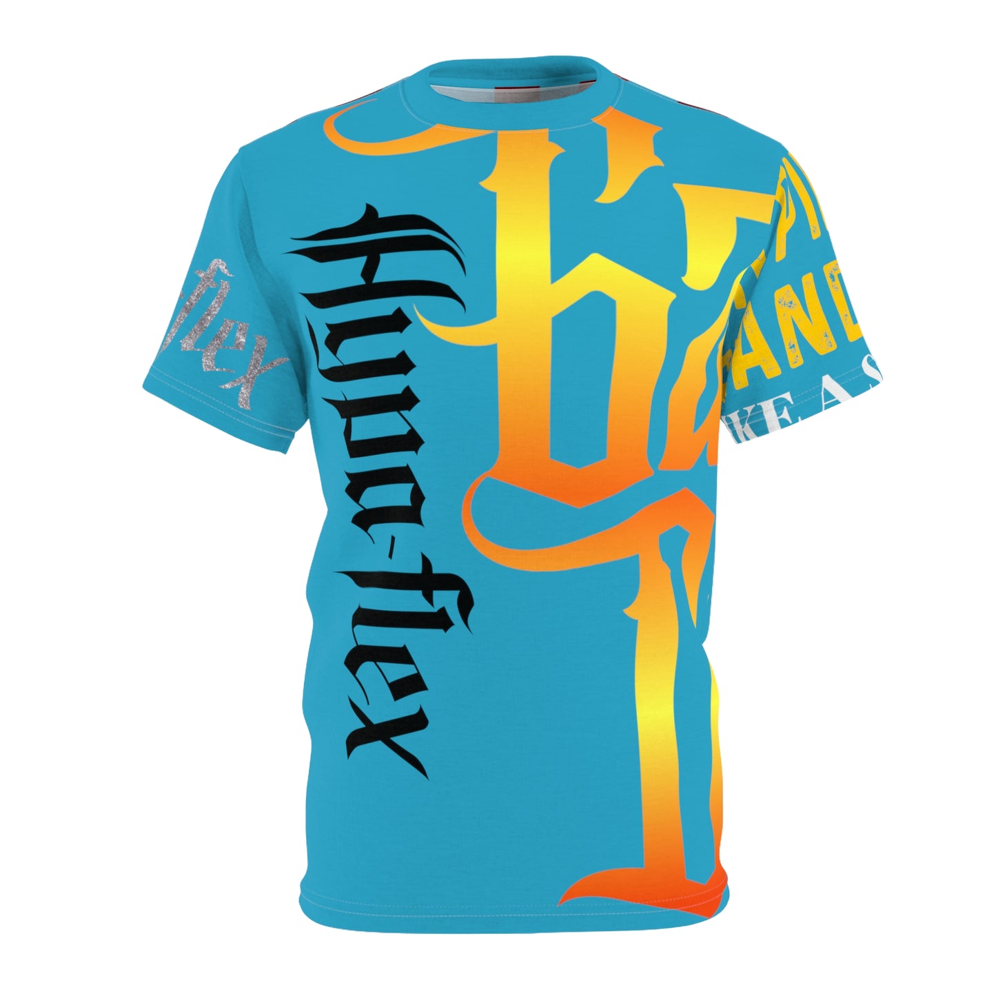 Turquoise Gator Drip Exclusive Supa-Heavy Excess-Stunna Hypa-Flex Limited Edition OG Flawda Mane “My Piece Stand Out Like A Sailboat” Unisex Cut & Sew Playuz Tee