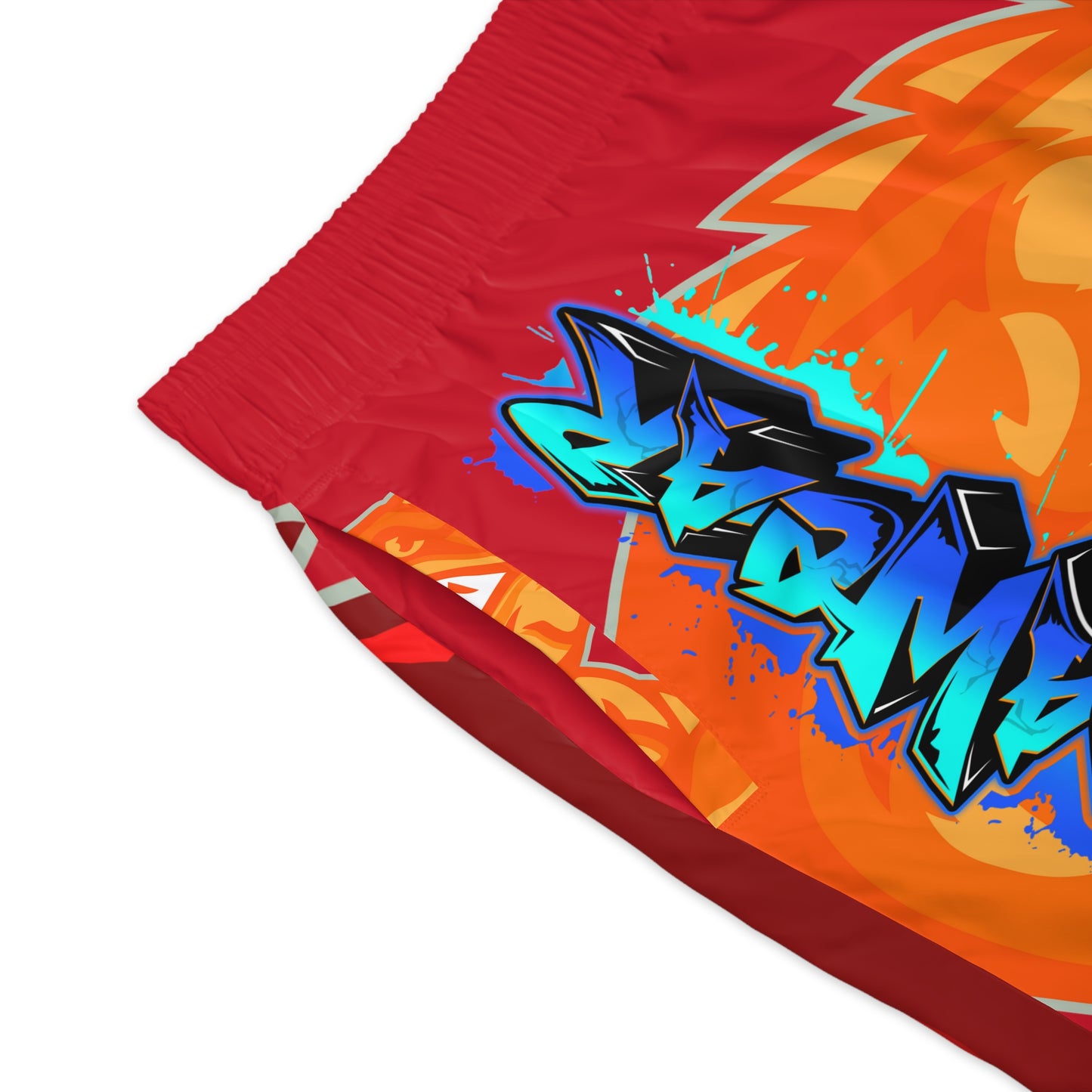 Red Flawdawear Limited Edition OG Alligator Playuz “Flawda Mane Put Dat Smoke On You” Men’s Jogguz Playuz Shorts