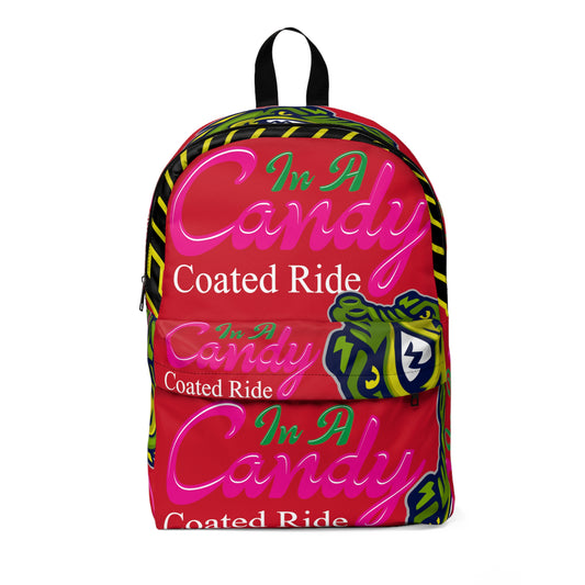 Red Flawdawear Limited Edition OG Flawda Mane "In A Candy Coated Ride" Classic Backpack