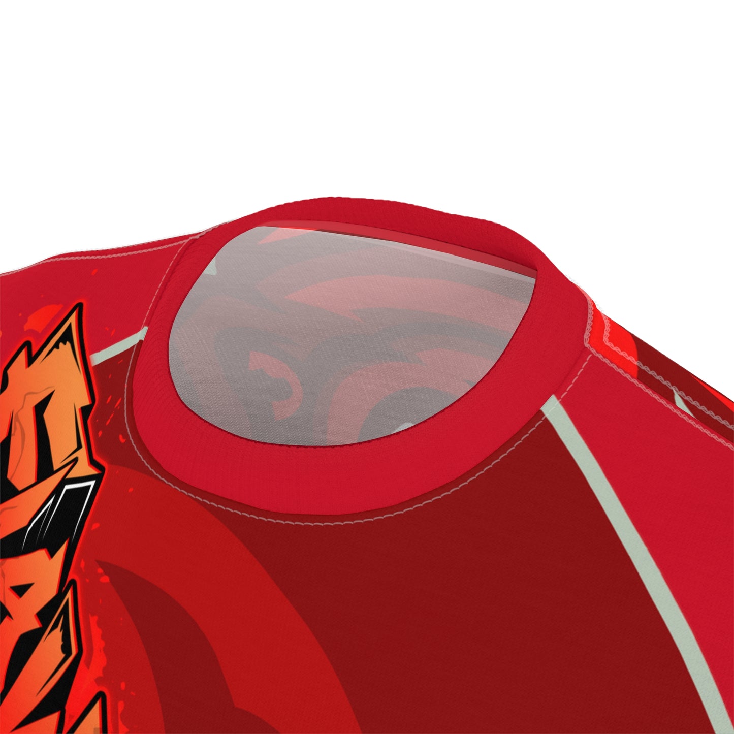 Red Flawdawear Limited Edition OG Flawda Mane “Ribs Cook’n N’ Tha Yard” Unisex Cut & Sew Playuz Tee