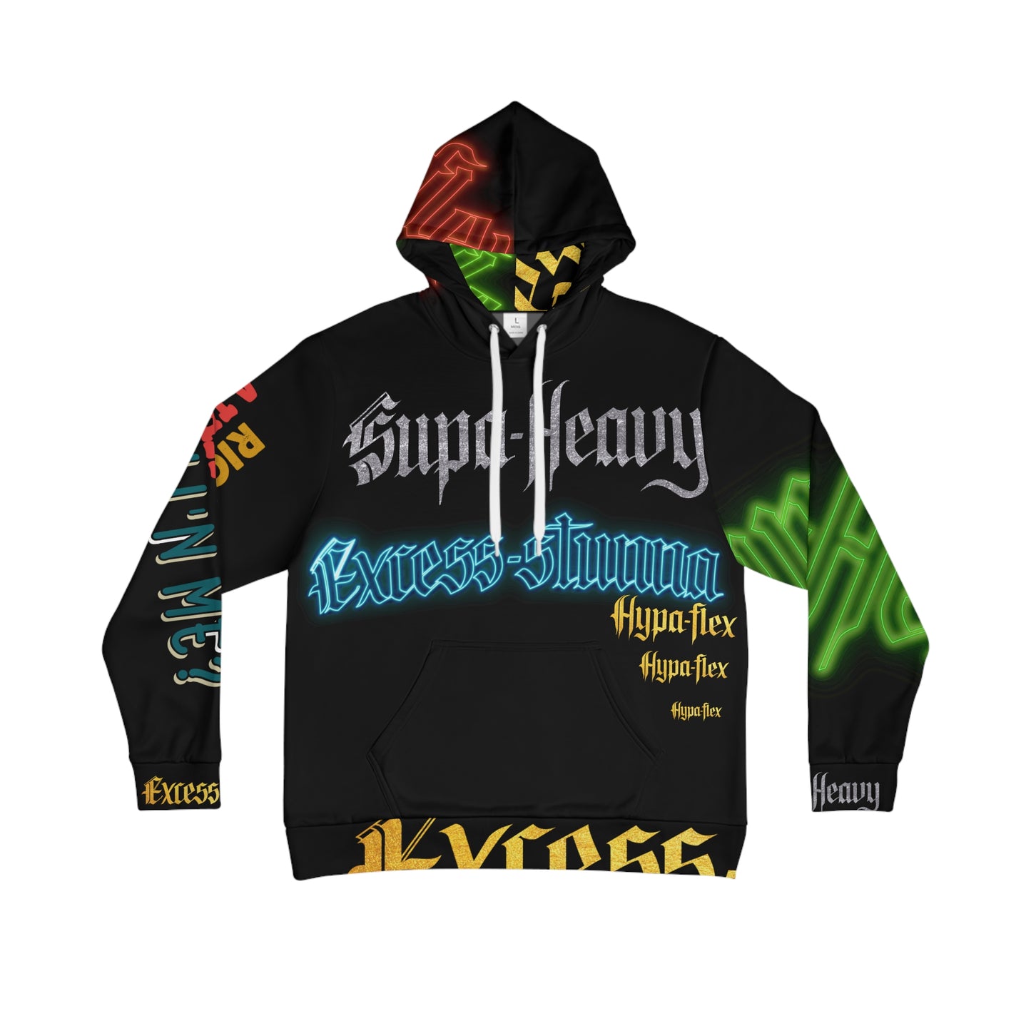 Black Gator Drip Exclusive Supa-Heavy Excess-Stunna Hypa-Flex Limited Edition OG Rich Daddy “Rich Daddy AKA What U Tell’n ME?” Men's Playuz Hoodie