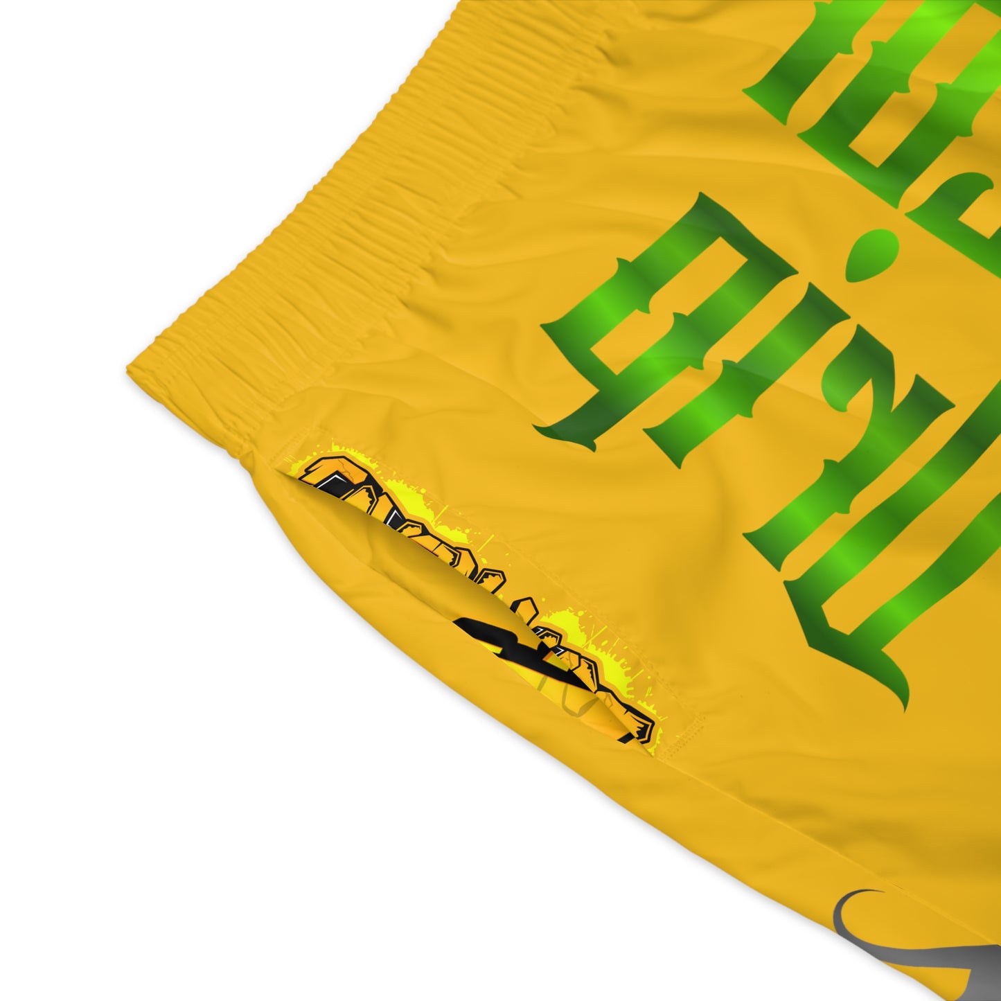 Yellow Gator Drip Exclusive Supa-Heavy Excess-Stunna Hypa-Flex Limited Edition OG Flawda Mane “My Piece Stand Out Like A Sailboat” Men’s Jogguz Playuz Shorts