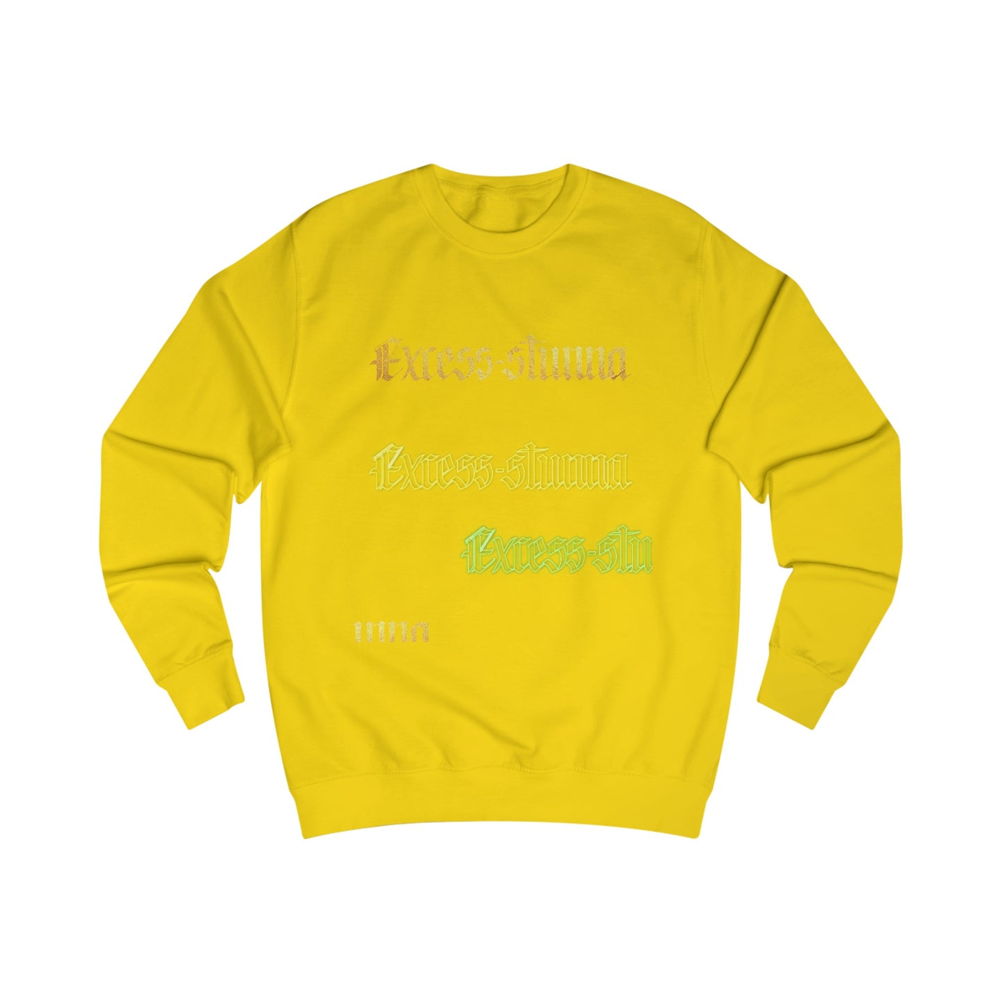 Sun Yellow Gator Drip Exclusive Supa-Heavy Excess-Stunna Hypa-Flex Limited Edition OG “Excess-Stunna Collection” Men's Playuz Sweatshirt