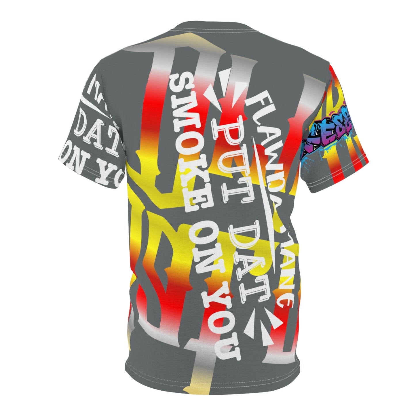 Dark Grey Gator Drip Exclusive Supa-Heavy Excess-Stunna Hypa-Flex Limited Edition OG Alligator Playuz “Flawda Mane Put Dat Smoke On You” Unisex Cut & Sew Playuz Tee