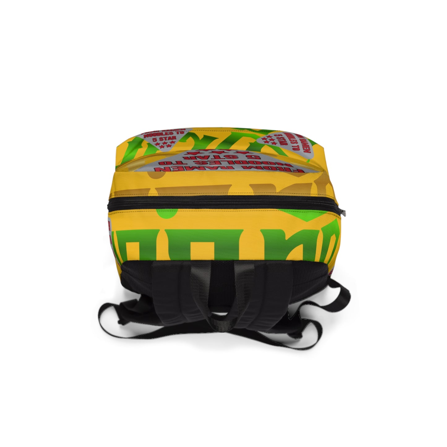 Yellow Gator Drip Exclusive Supa-Heavy Excess-Stunna Hypa-Flex Limited Edition OG Multi-Logo Flawda Mane “From Ramen Noodles To 5 Star" Classic Playuz Backpack