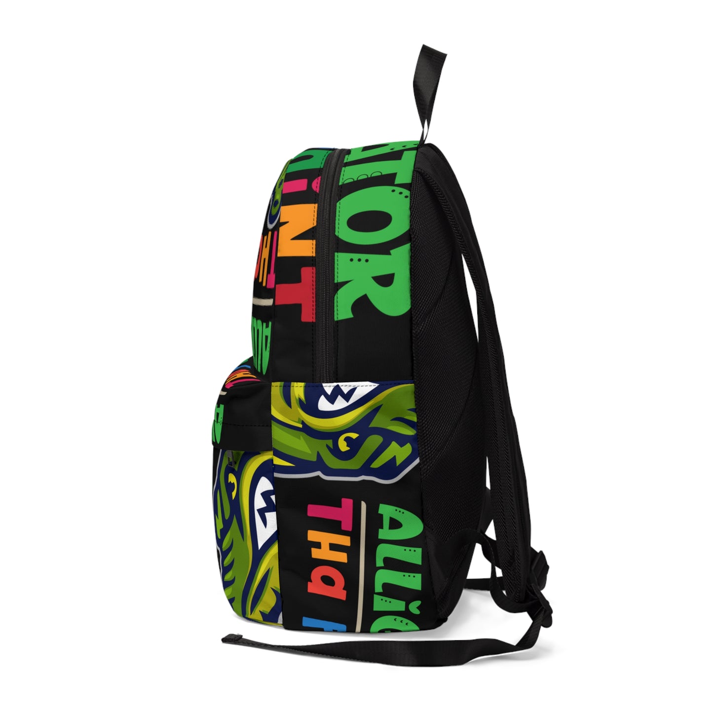 Black Flawdawear Limited Edition OG Alligator Playuz "Alligator Tha Paint" Classic Backpack