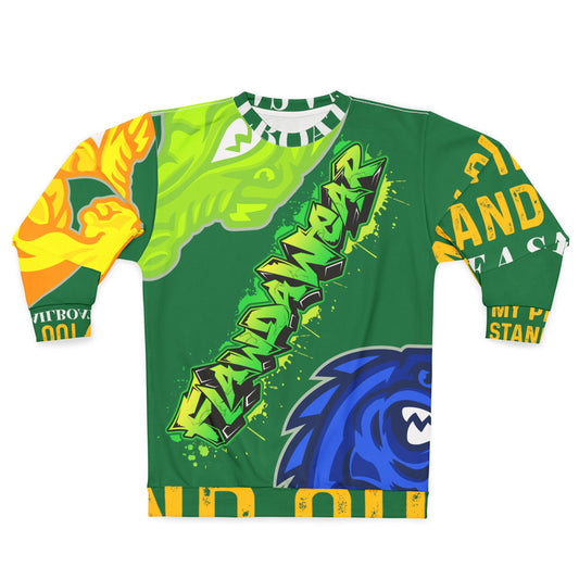 Dark Green Flawdawear Limited Edition OG Flawda Mane “My Piece Stand Out Like A Sailboat” Unisex Playuz Sweatshirt