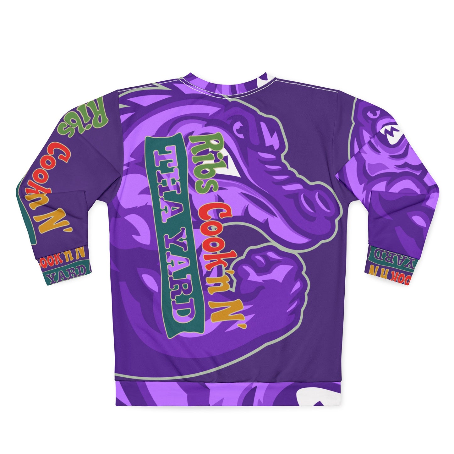 Purple Flawdawear Limited Edition OG Flawda Mane “Ribs Cook’n N’ Men’s Unisex Playuz Sweatshirt