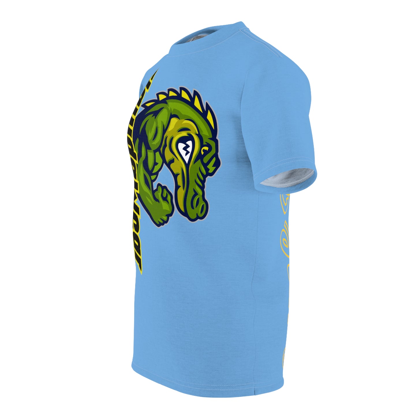 Light Blue Flawdawear Limited Edition OG Flawda Mane “Came Up Frum Tha Creek N’ I Got It Good” Unisex Cut & Sew Playuz Tee