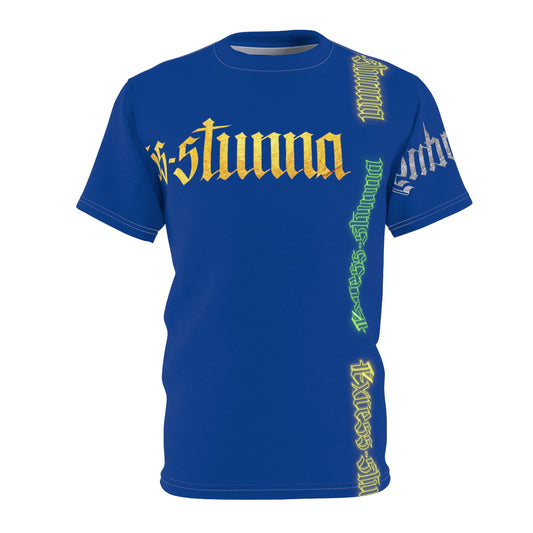 Dark Blue Gator Drip Exclusive Supa-Heavy Excess-Stunna Hypa-Flex Limited Edition OG “Excess-Stunna Collection” Unisex Cut & Sew Playuz Tee