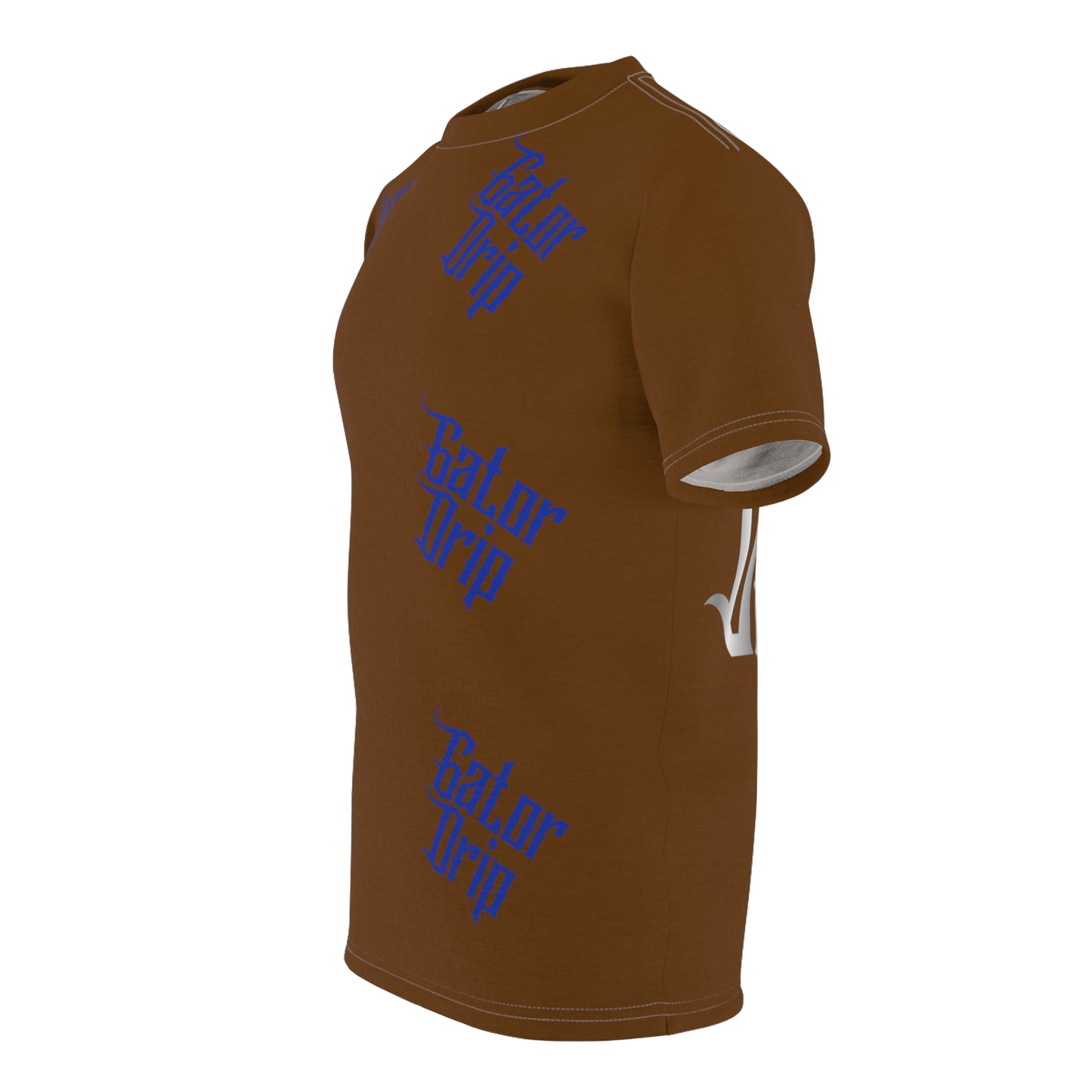 Brown Gator Drip Exclusive Supa-Heavy Excess-Stunna Hypa-Flex Men’s Unisex Cut & Sew Playuz Tee