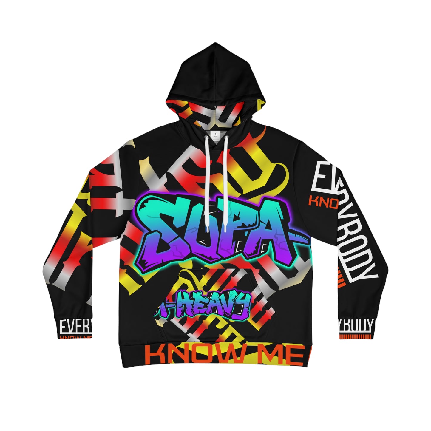 Black Gator Drip Exclusive Supa-Heavy Excess-Stunna Hypa-Flex Limited Edition OG Flawda Mane “Everybody Know Me” Men's Playuz Hoodie