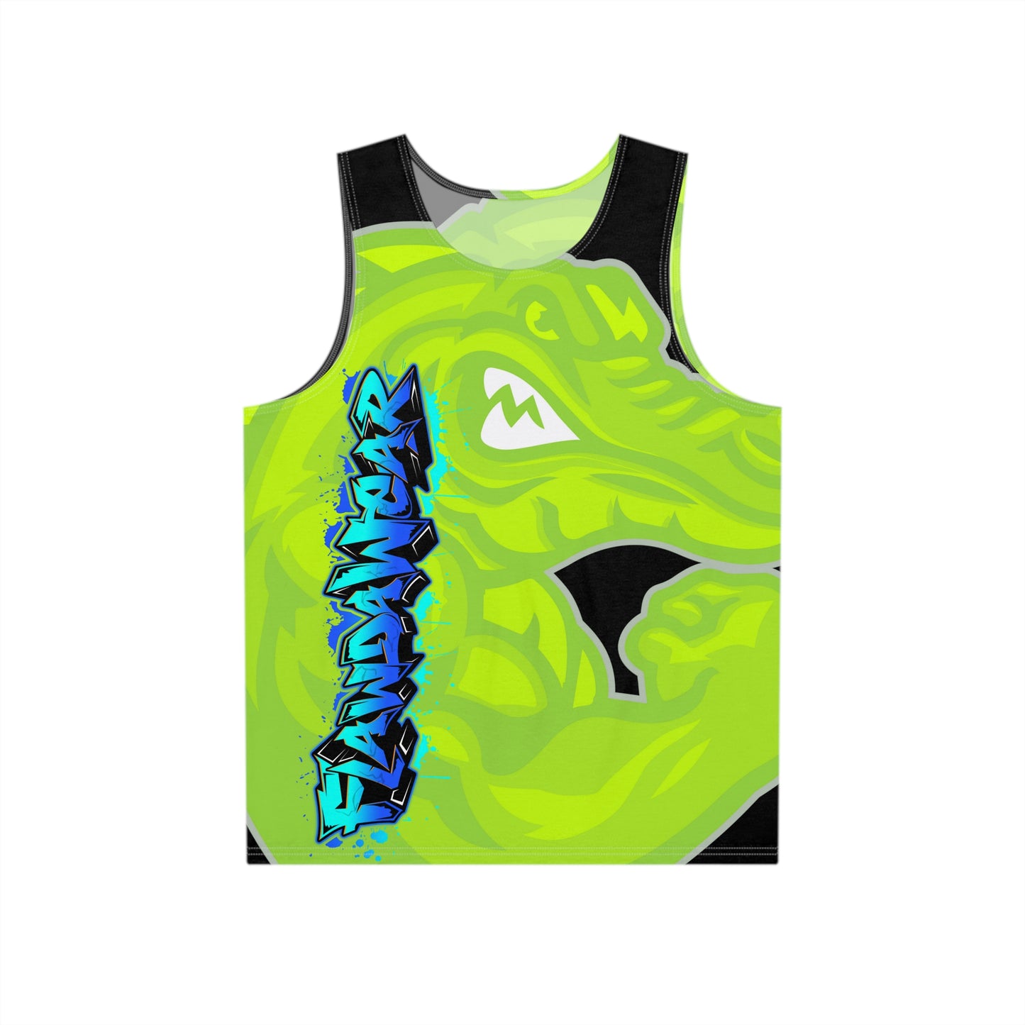 Black/Lime Flawdawear Limited Edition OG Flawda Mane “Everybody Know Me” Men’s Playuz Tank
