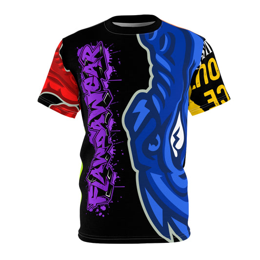 Black Flawdawear Limited Edition OG Flawda Mane “My Piece Stand Out Like A Sailboat” Unisex Cut & Sew Playuz Tee